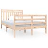 vidaXL Cadru de pat mic dublu, 120x190 cm, lemn masiv