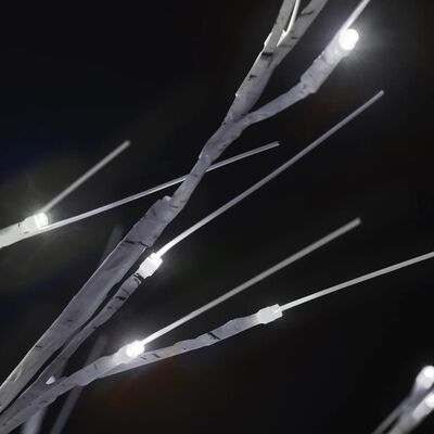 vidaXL Pom Crăciun 140 LED-uri alb rece 1,5 m salcie interior/exterior