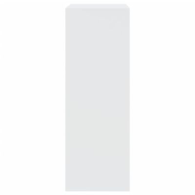 vidaXL Pantofar, alb, 60x34x96,5 cm, lemn compozit