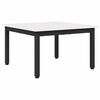 vidaXL Masă de cafea Alb 60 x 60 x 36 cm Lemn de pin masiv
