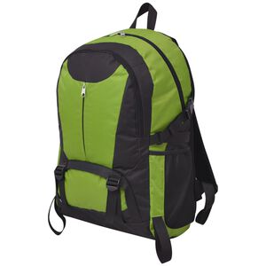 vidaXL Rucsac pentru drumeții, 40 L, negru și verde