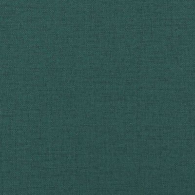 vidaXL Fotoliu Chesterfield verde închis, material textil