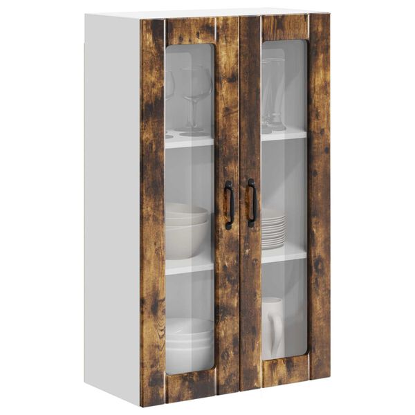vidaXL Dulap suspendat de bucătărie Stejar fumuriu 60 x 31 x 100 cm