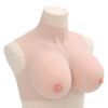 vidaXL Bust cu s&acirc;ni din silicon cupă H, culoare caucazian