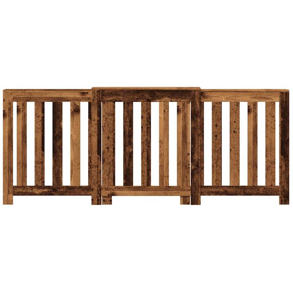 vidaXL Mască pentru calorifer lemn vechi 205x21,5x83,5 cm lemn