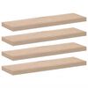 vidaXL Rafturi plutitoare, 4 buc., 80x23,5x4 cm, lemn prelucrat