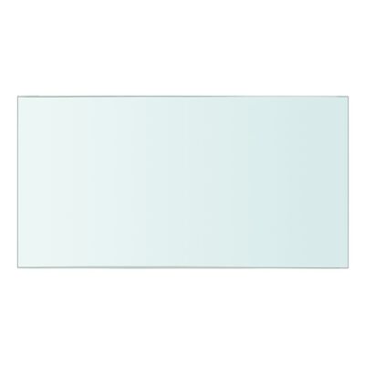 vidaXL Rafturi, 2 buc., 30 x 12 cm, panouri sticlă transparentă