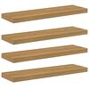 vidaXL Raft de perete Montare pe perete 4 buc. Maro 90 x 23,5 x 3,8 cm