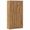 vidaXL Bibliotecă, stejar artizanal, 82,5x30,5x150 cm, lemn prelucrat