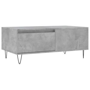vidaXL Măsuță de cafea, gri beton, 90x50x36,5 cm, lemn compozit