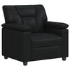vidaXL Canapea Negru 91 x 85 x 93 cm Piele artificială