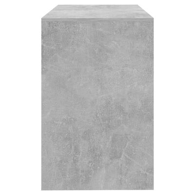 vidaXL Birou, gri beton, 101 x 50 x 76,5 cm, PAL