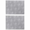 vidaXL Trepte 2 buc. 40 x 30 cm Argintiu Aluminiu Dreptunghiular