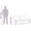 vidaXL Canapea cu 2 locuri, gri &icirc;nchis, 140 cm, catifea