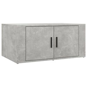 vidaXL Măsuță de cafea, gri beton, 80x50x36 cm, lemn compozit