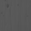 vidaXL Cadru de pat Small Double, gri, 120x190 cm, lemn masiv de pin
