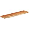 vidaXL Raft perete 80x20x3,8 cm dreptunghiular lemn acacia margine vie
