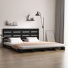 vidaXL Cadru de pat Small Double, negru, 120x190 cm lemn masiv pin