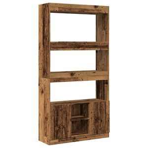 vidaXL Dulap &icirc;nalt, lemn vechi, 92x33x180 cm, lemn prelucrat