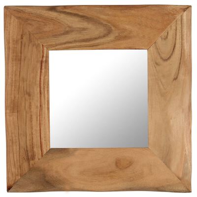 vidaXL Oglindă cosmetică, 50 x 50 cm, lemn masiv de acacia