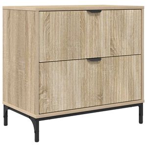 vidaXL Noptieră Stejar sonoma 63.5 x 36 x 61 cm Lemn prelucrat