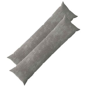 vidaXL Husă pentru pernă 2 buc. HEERLEN Gri &icirc;nchis 40 x 145 cm