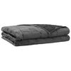 vidaXL Pătură cu greutate Antracit 138 x 200 cm 6 kg 100% Bumbac 205T