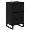 vidaXL Bufet Stejar negru 35 x 40 x 70 cm Lemn prelucrat