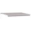 vidaXL Copertină retractabilă Gri deschis 500 x 300 x 165 cm