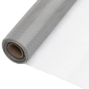 vidaXL Plase 80 x 500 cm Mesh Oțel Inoxidabil 201 Argintiu
