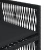 vidaXL Set mobilier de grădină cu perne, 9 piese, negru, poliratan