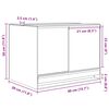 vidaXL Terariu cu depozitare Transparent 40 x 30 x 30 cm Sticlă