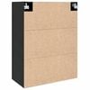 vidaXL Dulap de perete Stejar Negru 69,5 x 34 x 90 cm Lemn compozit