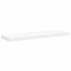 vidaXL Raft de perete suspendat, alb, 80x23,5x3,8 cm, MDF