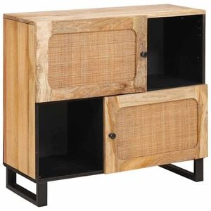vidaXL Bufet Maro 80 x 33 x 75 cm Lemn de mango solid