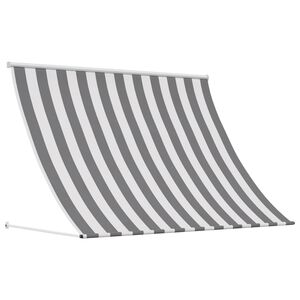 vidaXL Copertină Antracit și Alb 150 x 150 cm