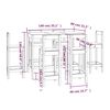 vidaXL Set mobilier de bar, 7 piese, lemn masiv de pin