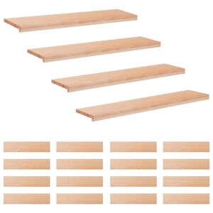 vidaXL Trepte de scară 20 buc. 120 x 30 x 2 cm natural