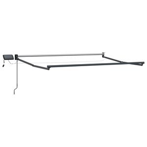 vidaXL Cadru copertină retractabil electric Antracit 2,5 x 2 m