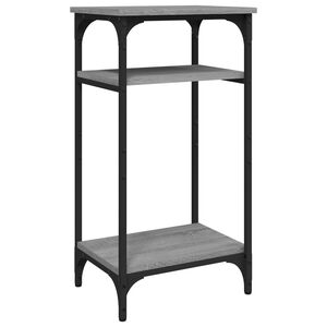 vidaXL Măsuță laterală, gri sonoma, 40x30x75 cm, lemn prelucrat