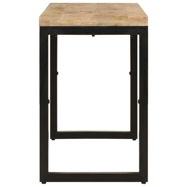 vidaXL Masă de bucătărie, 110x50x76 cm, lemn masiv de mango