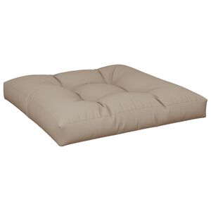 vidaXL Pernă pentru paleți, gri taupe, 70x70x12 cm, material textil