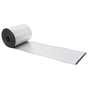 vidaxl Margine pentru gazon 10 m x 25 cm Oțel Galvanizat Argintiu