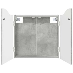 vidaXL Cabinet pentru ținte de darts Gri Beton 56 x 12 x 63 cm