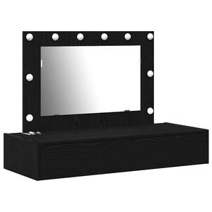 vidaXL Masă de Machiaj Negru 100 x 40 x 70 cm Lemn prelucrat