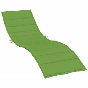 vidaXL Pernă de șezlong, melanj verde, 200x60x4 cm textil