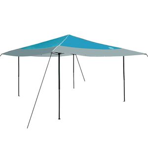 vidaXL Cort cu Copertină 395 x 395 x 251 cm albastru țesătură