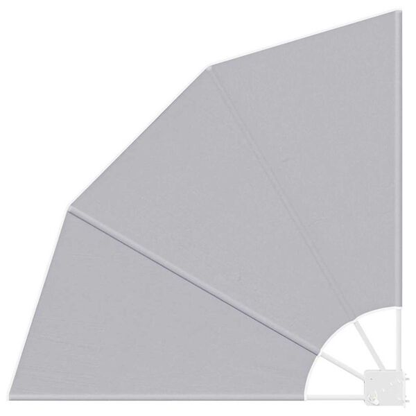 vidaXL Ecran de intimitate pentru balcon Gri 115 x 115 cm țesătură