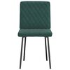 vidaXL Scaune de sufragerie, 2 buc., verde închis, catifea