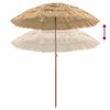 vidaXL Parasol de Plajă natural 255 x 255 x 255 cm Poliester și oțel